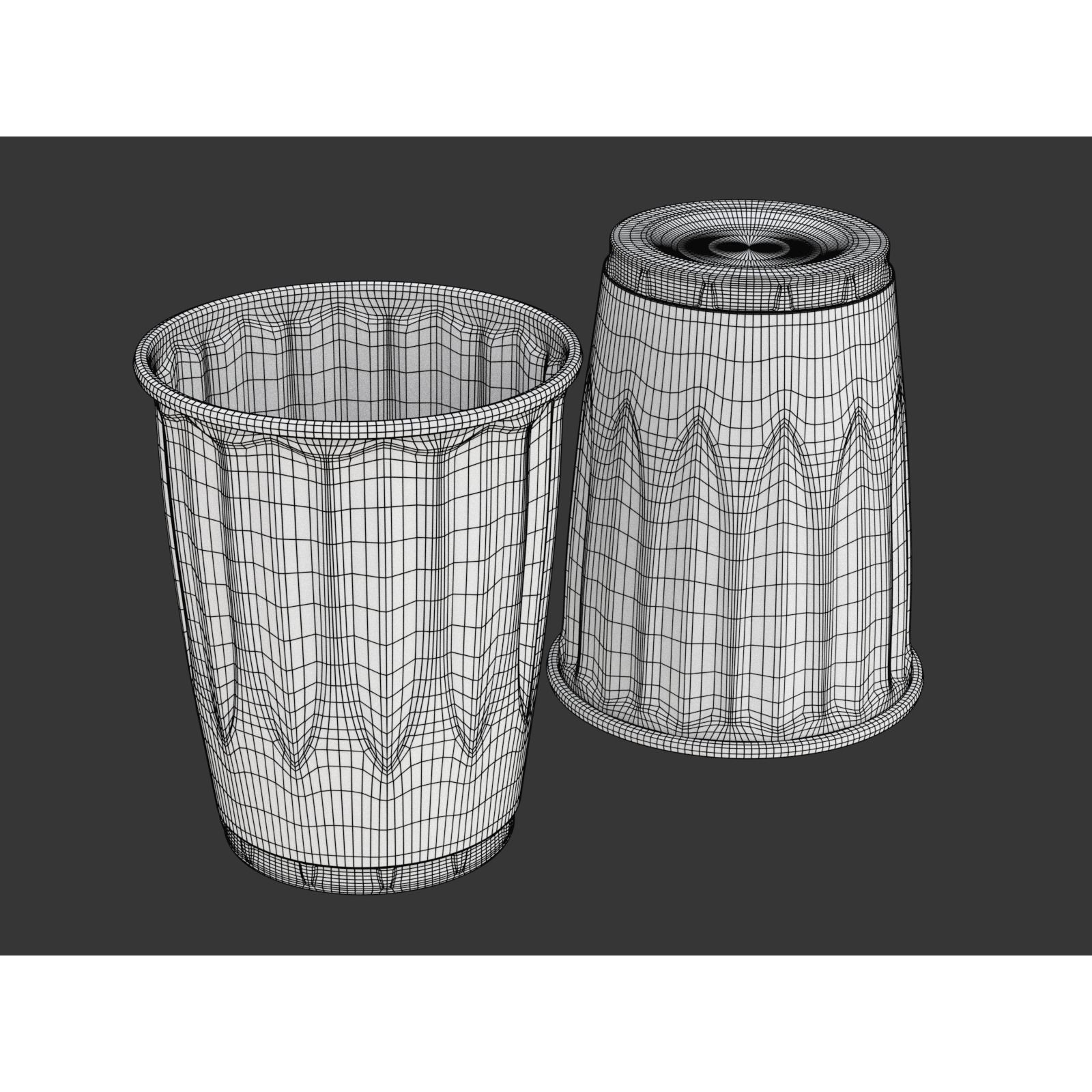 Plastic Cup Set - Game-Ready 3D Model - View 27