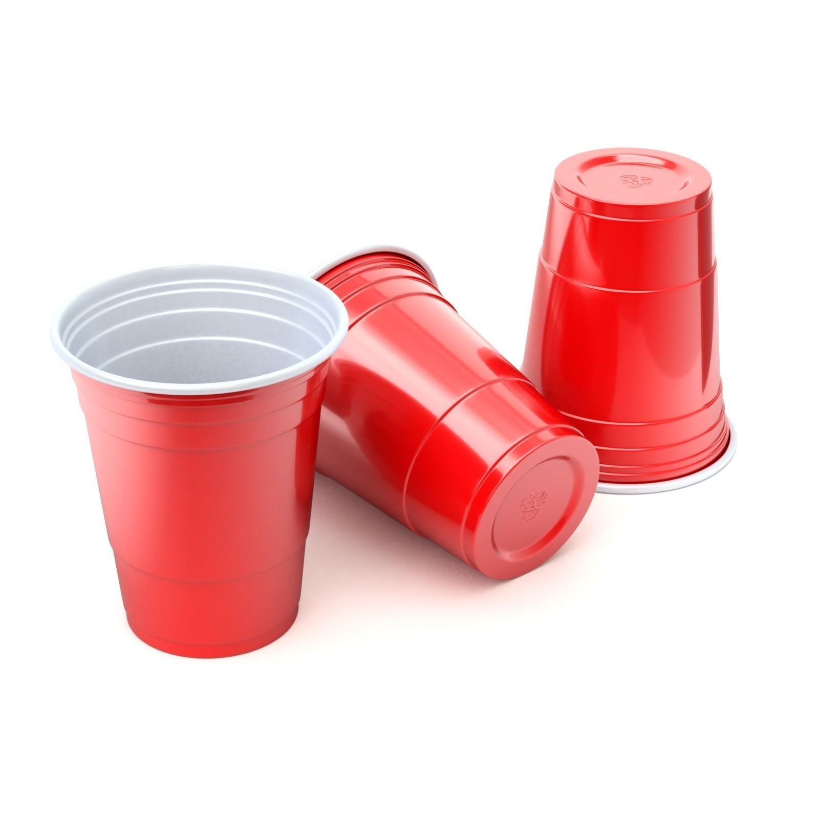 Plastic Cup Set - Game-Ready 3D Model - View 8
