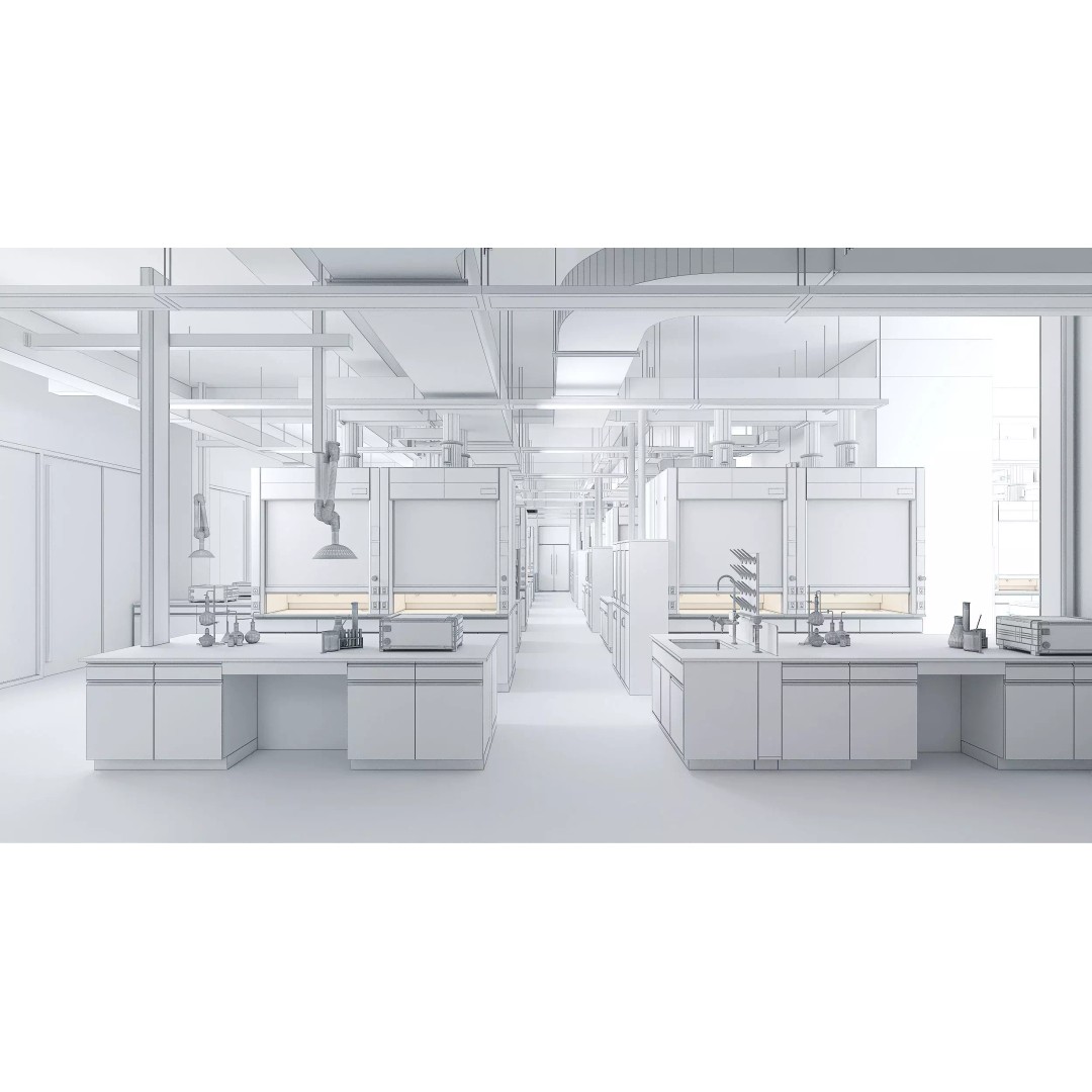Laboratory 3D Model – Modern Science Lab with PBR Textures, FBX