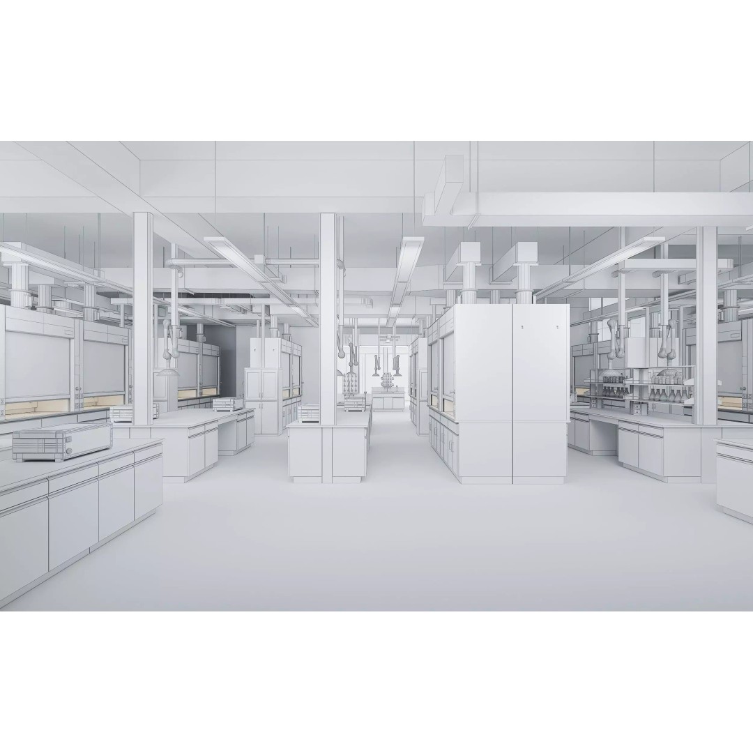 Laboratory 3D Model – Modern Science Lab with PBR Textures, FBX - View 12