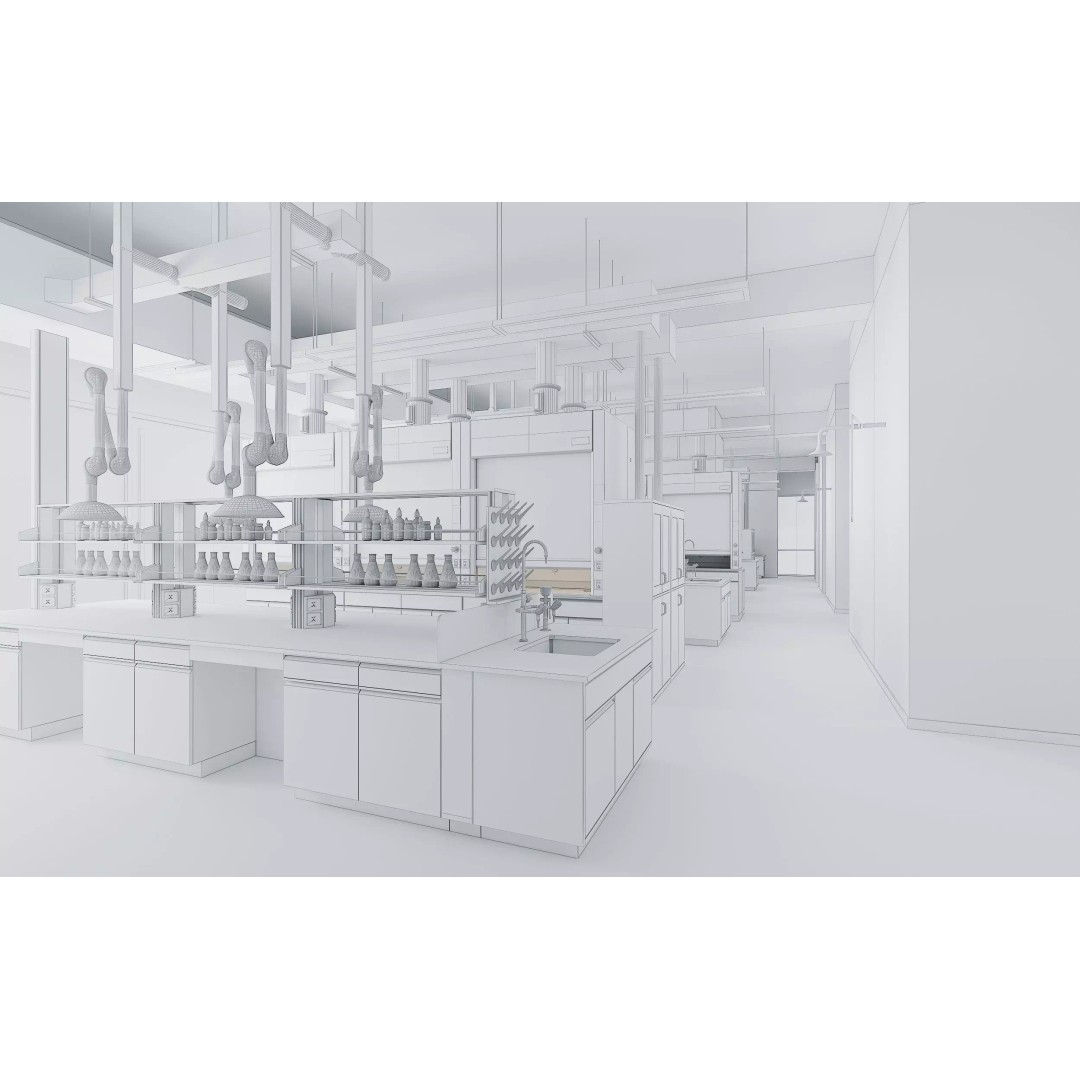 Laboratory 3D Model – Modern Science Lab with PBR Textures, FBX - View 13