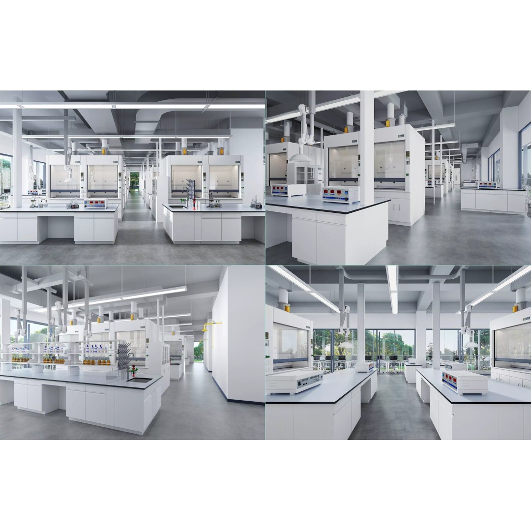Laboratory 3D Model – Modern Science Lab with PBR Textures, FBX - View 2