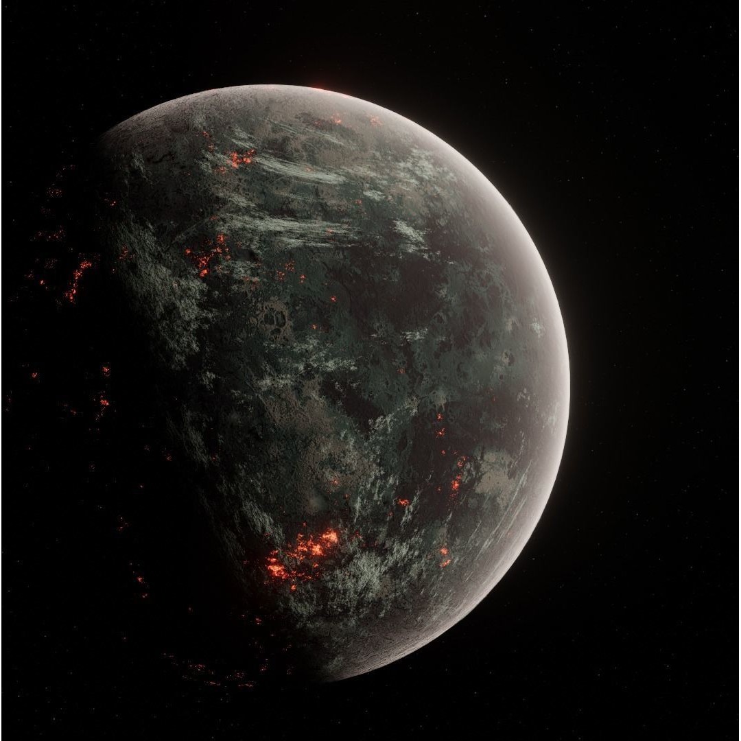 Planets 3D Model – Low Poly Game Ready Asset, FBX and Blender - View 11