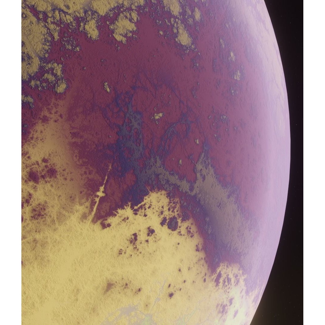 Planets 3D Model – Low Poly Game Ready Asset, FBX and Blender - View 15