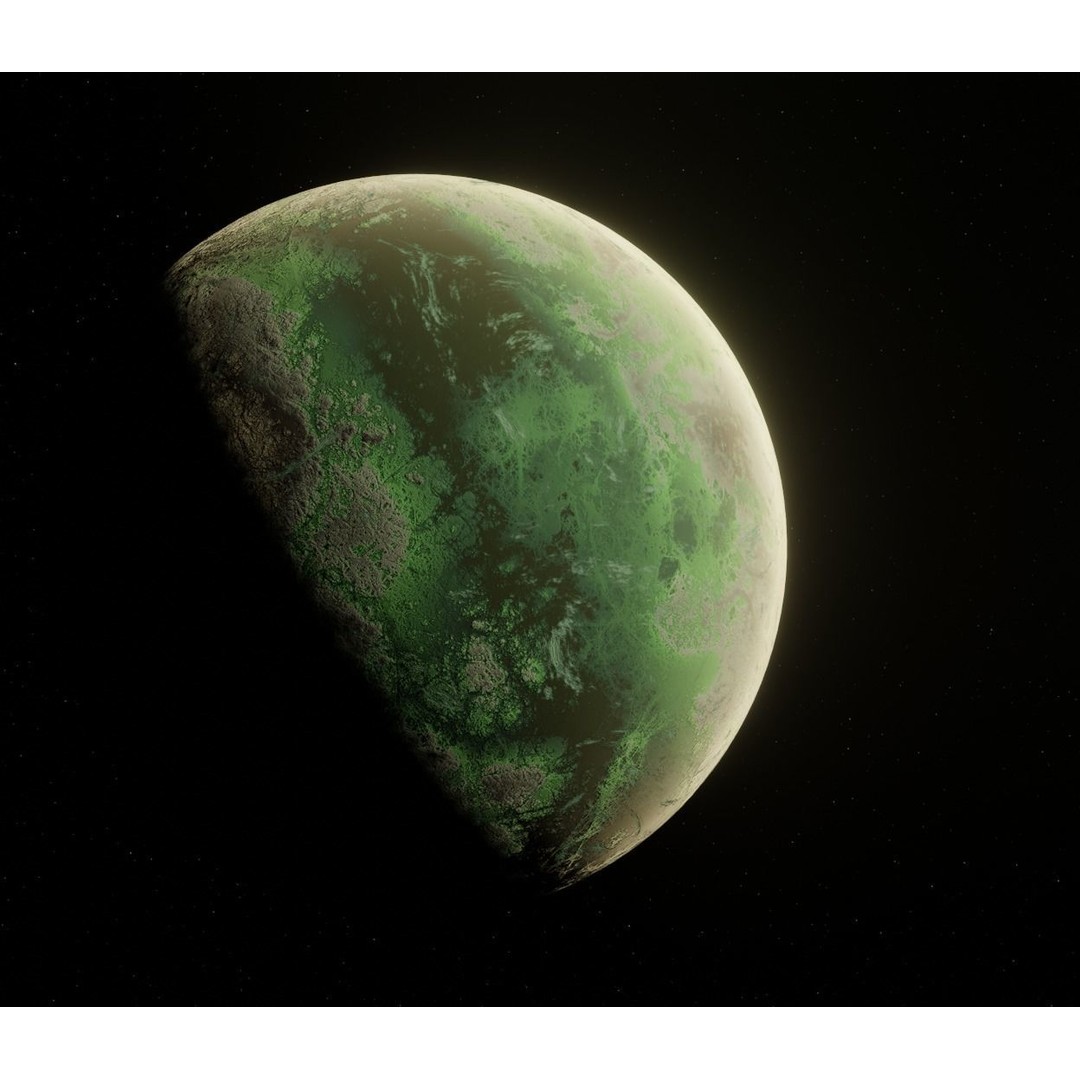Planets 3D Model – Low Poly Game Ready Asset, FBX and Blender - View 24
