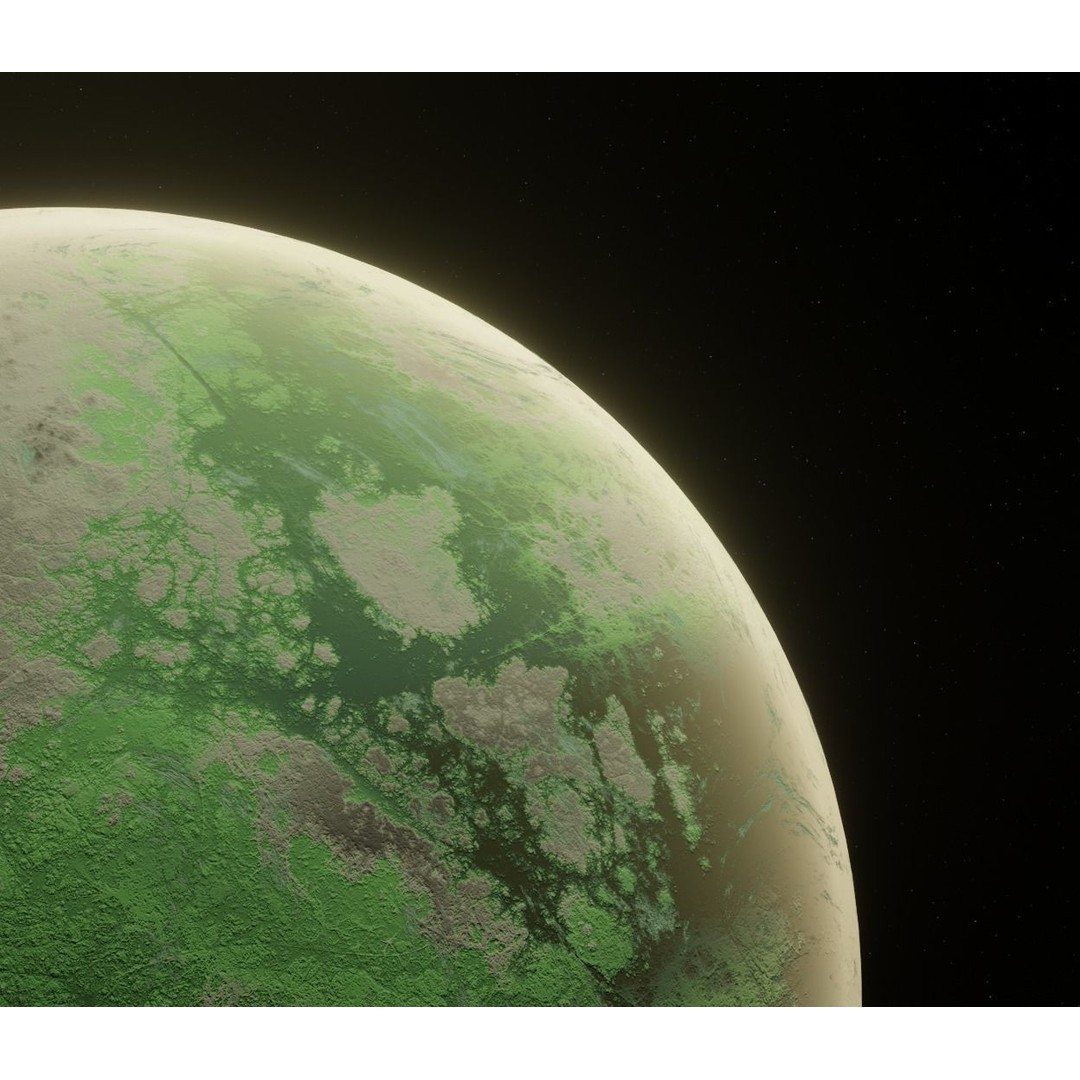 Planets 3D Model – Low Poly Game Ready Asset, FBX and Blender - View 25