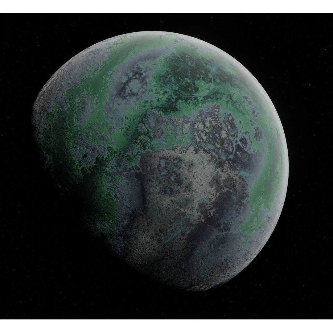 Planets 3D Model – Low Poly Game Ready Asset, FBX and Blender - View 26