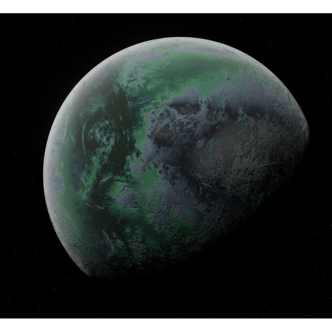 Planets 3D Model – Low Poly Game Ready Asset, FBX and Blender - View 28