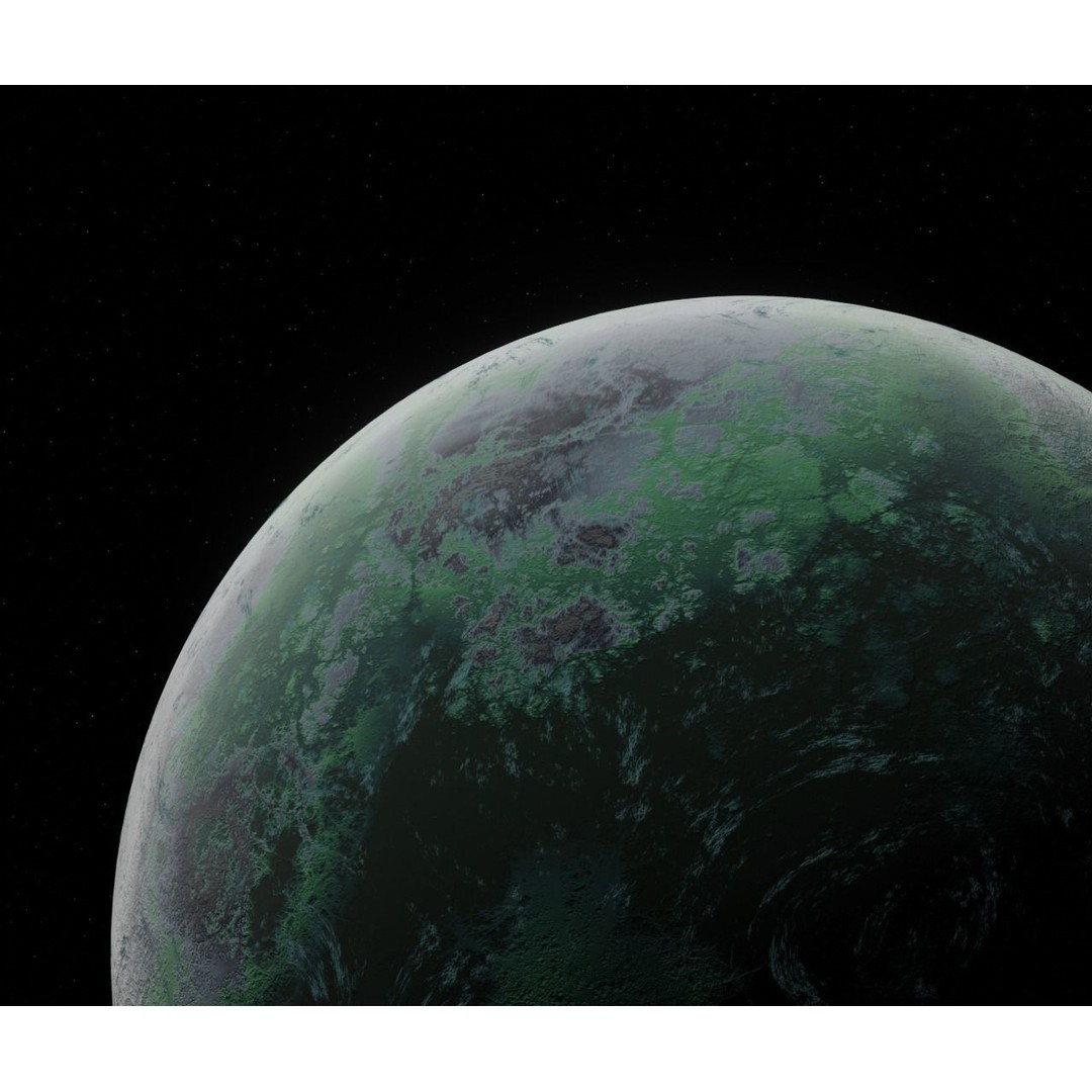 Planets 3D Model – Low Poly Game Ready Asset, FBX and Blender - View 29