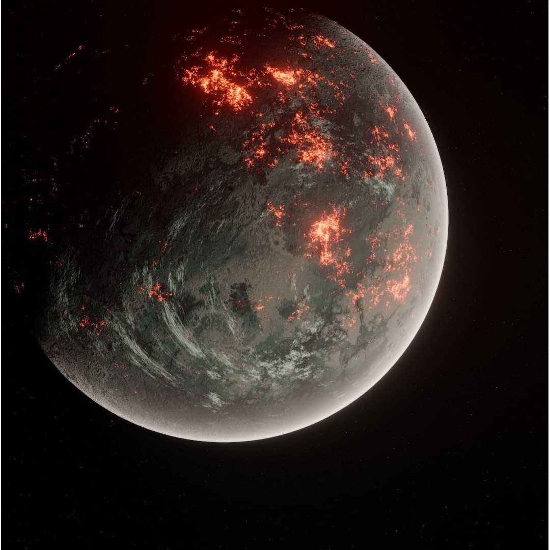 Planets 3D Model – Low Poly Game Ready Asset, FBX and Blender - View 3