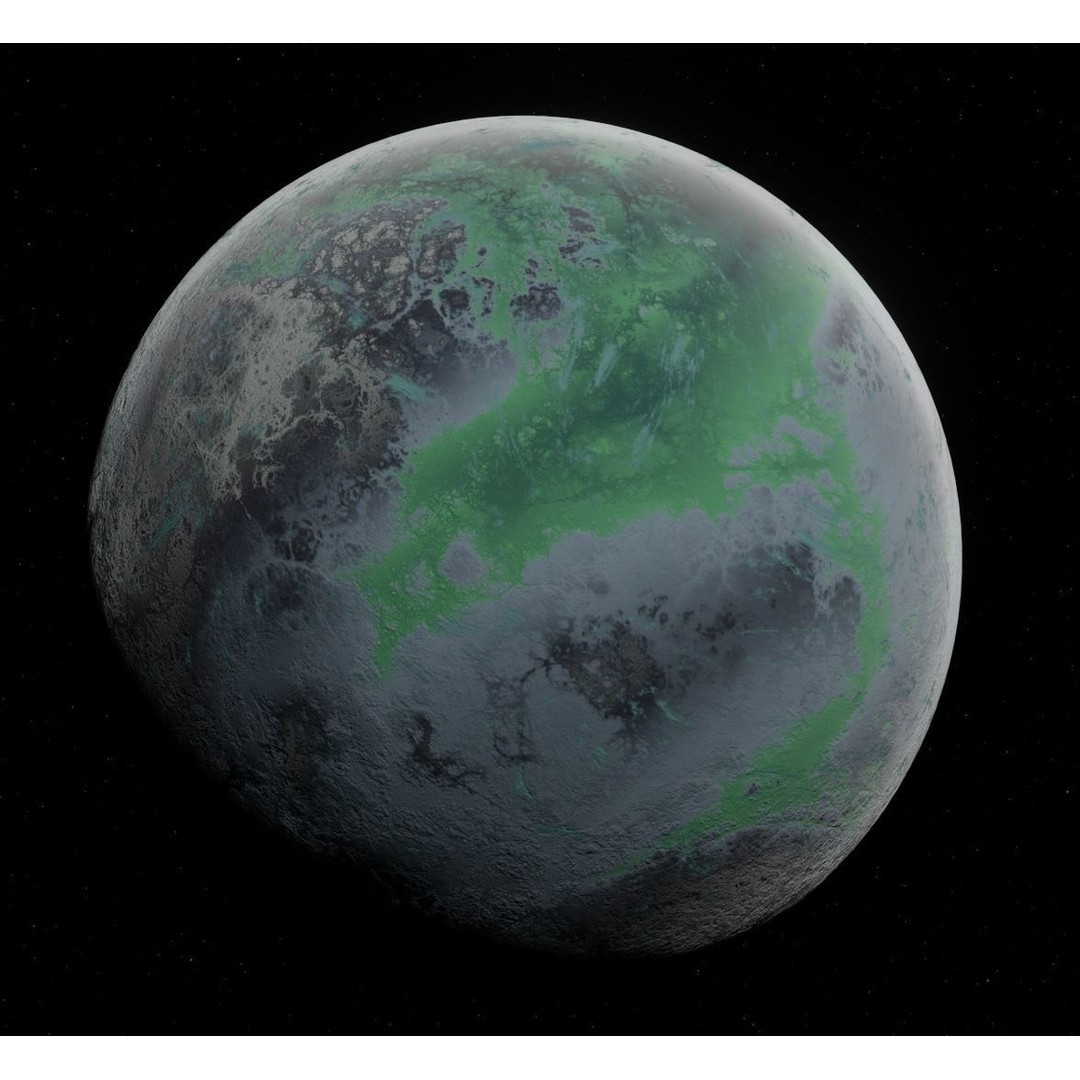 Planets 3D Model – Low Poly Game Ready Asset, FBX and Blender - View 30