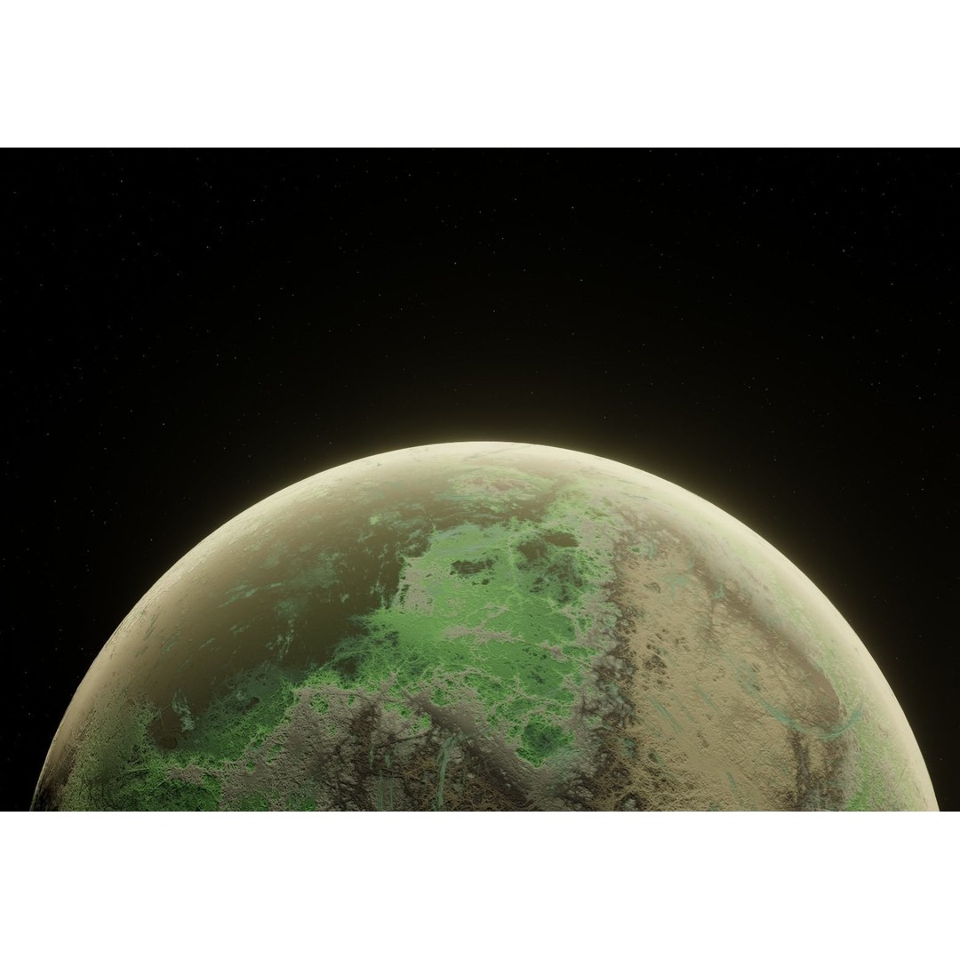 Planets 3D Model – Low Poly Game Ready Asset, FBX and Blender - View 32