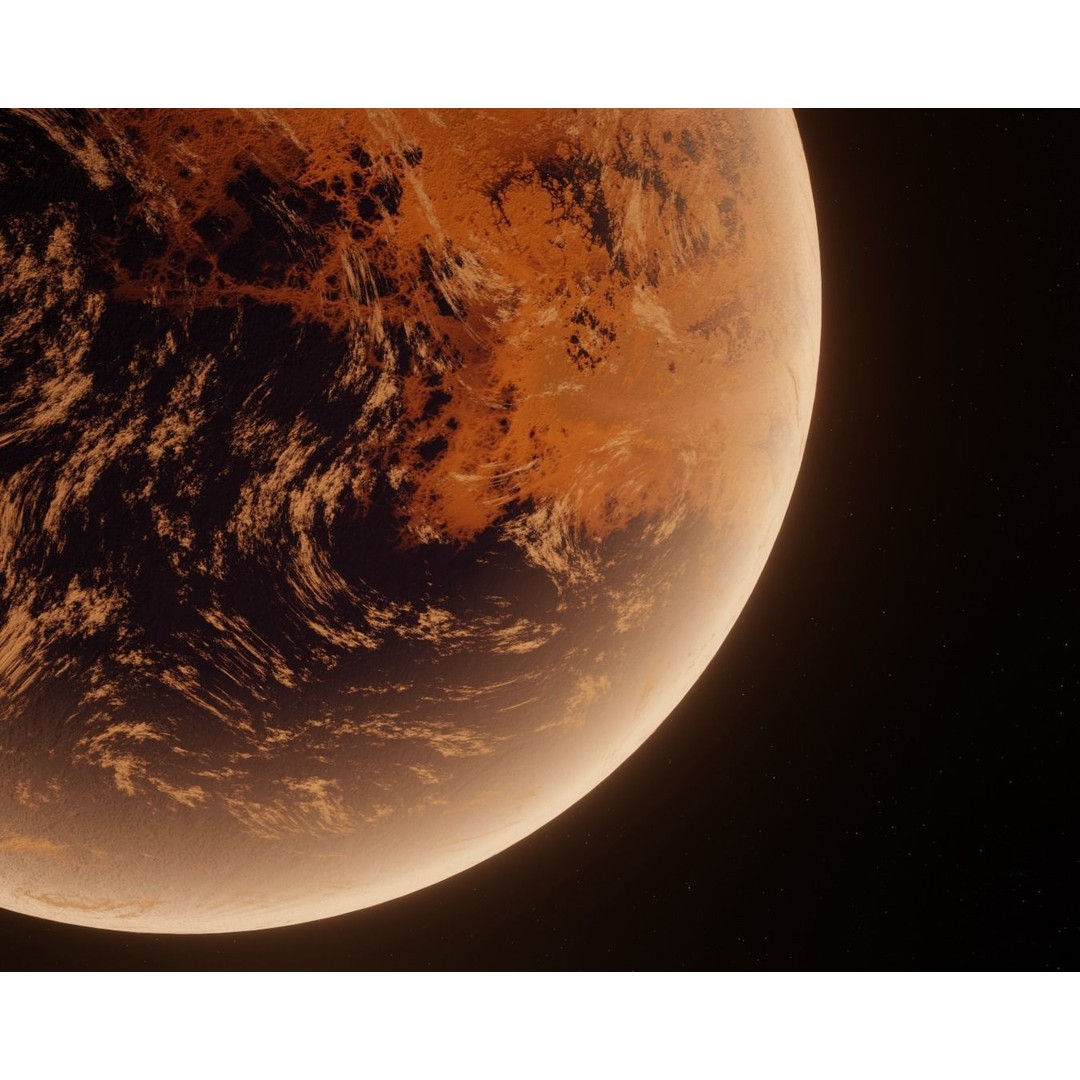 Planets 3D Model – Low Poly Game Ready Asset, FBX and Blender - View 34