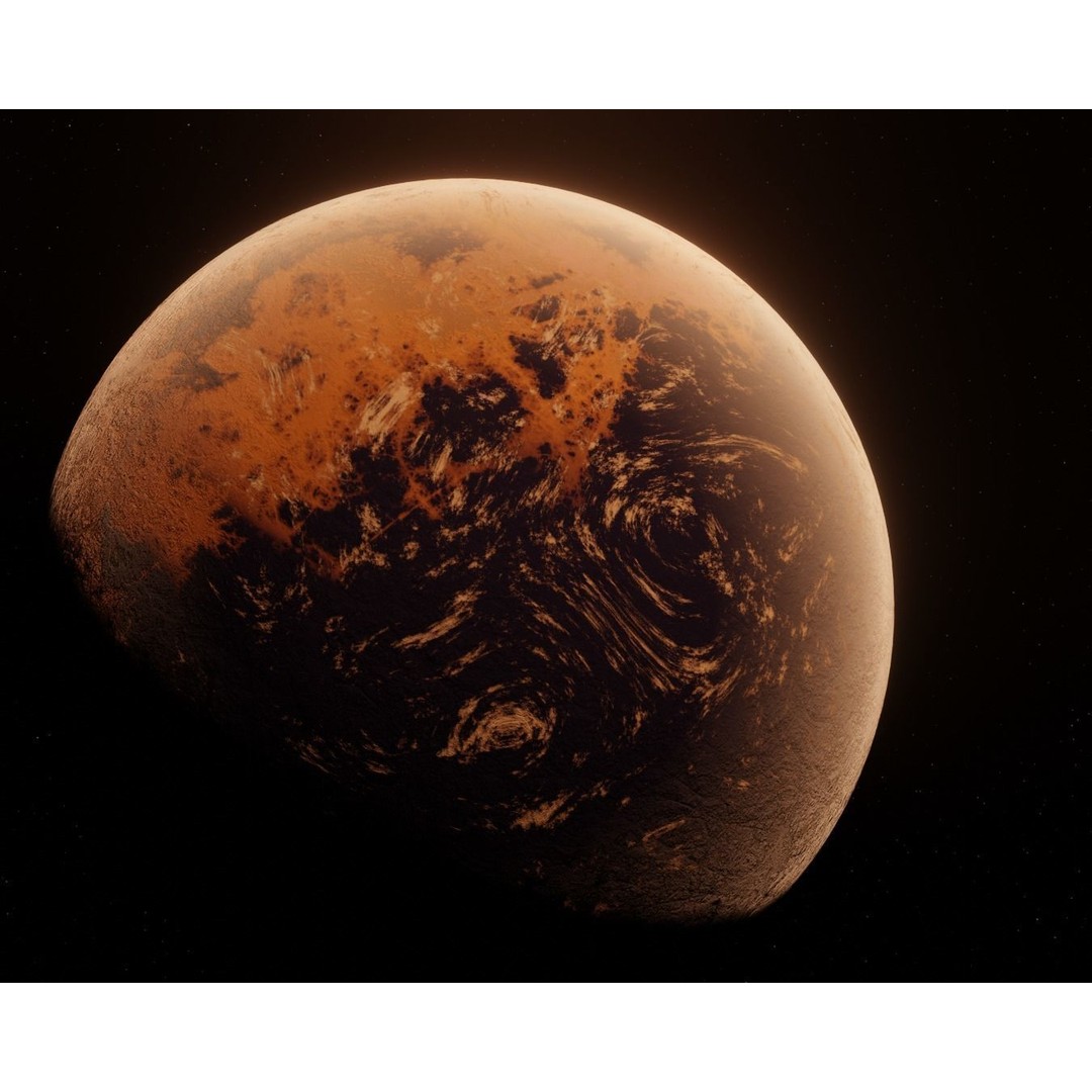 Planets 3D Model – Low Poly Game Ready Asset, FBX and Blender - View 35