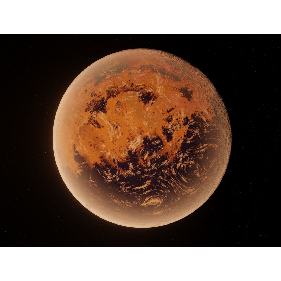 Planets 3D Model – Low Poly Game Ready Asset, FBX and Blender - View 38