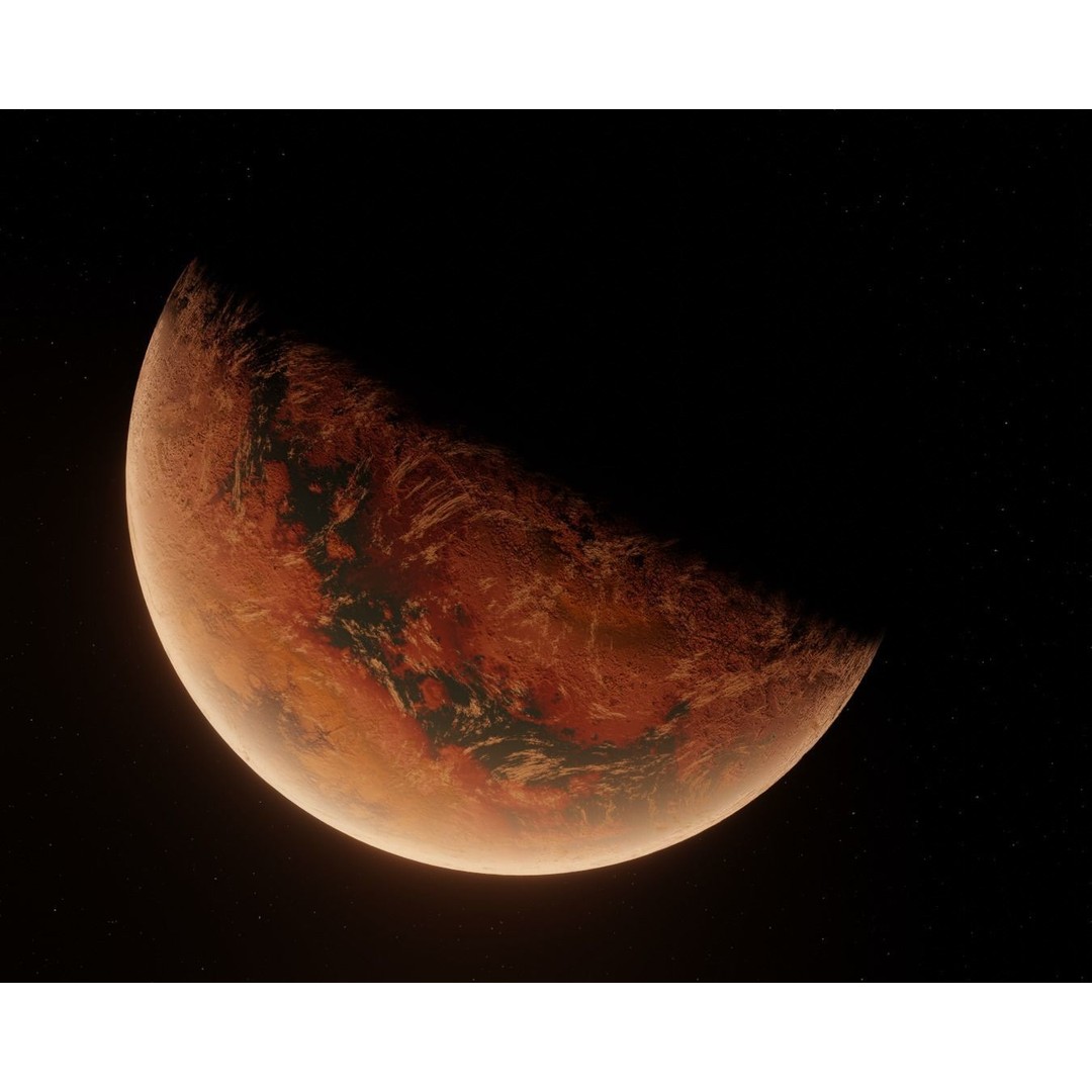 Planets 3D Model – Low Poly Game Ready Asset, FBX and Blender - View 41