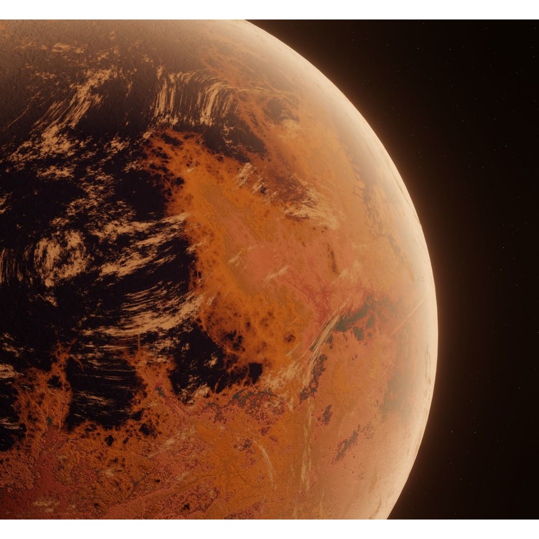 Planets 3D Model – Low Poly Game Ready Asset, FBX and Blender - View 44