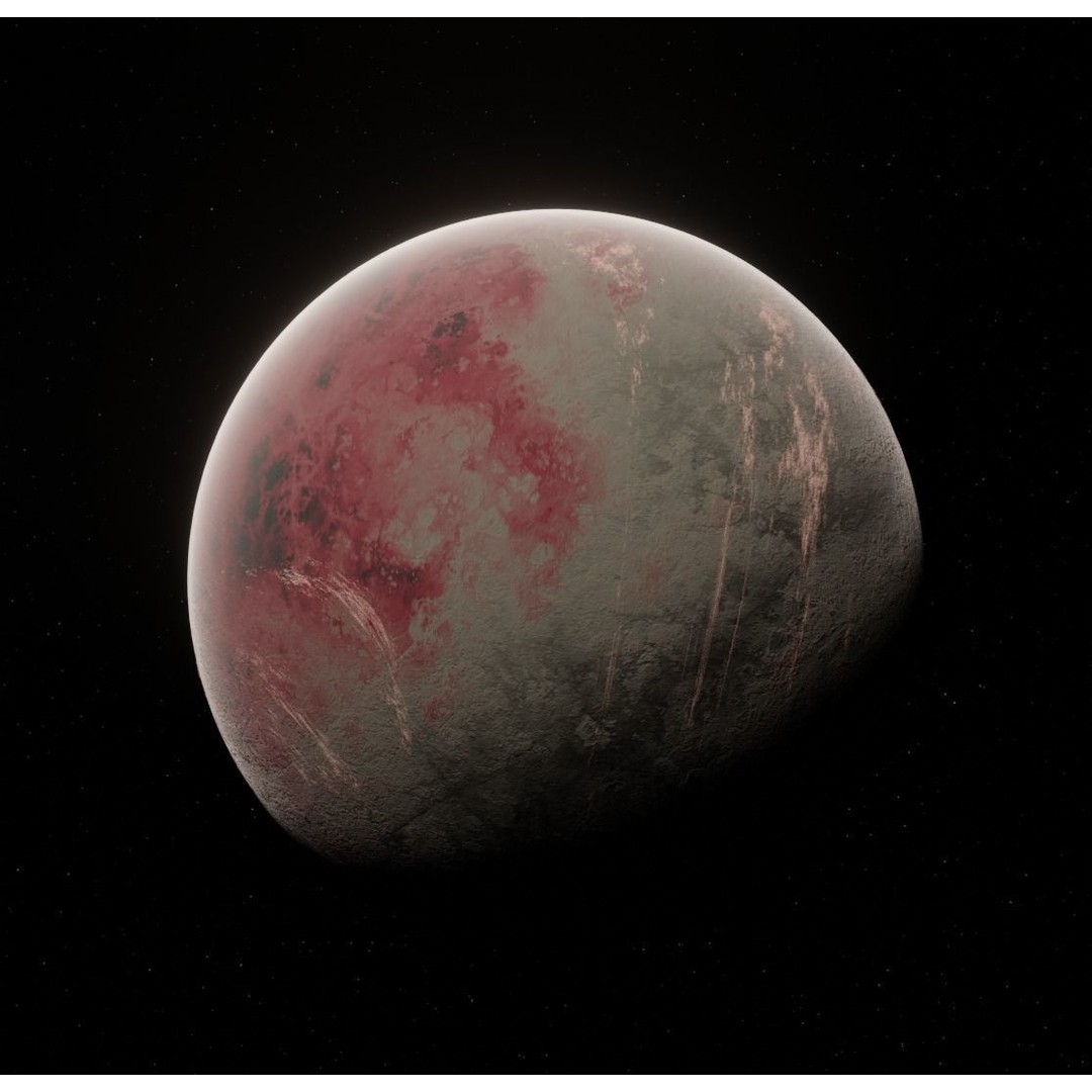 Planets 3D Model – Low Poly Game Ready Asset, FBX and Blender - View 51