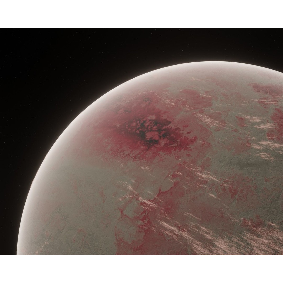 Planets 3D Model – Low Poly Game Ready Asset, FBX and Blender - View 57