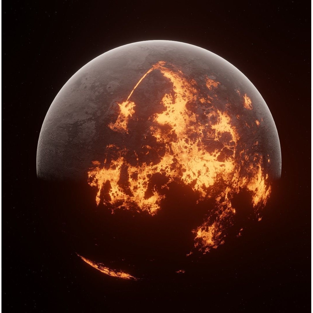Planets 3D Model – Low Poly Game Ready Asset, FBX and Blender - View 59