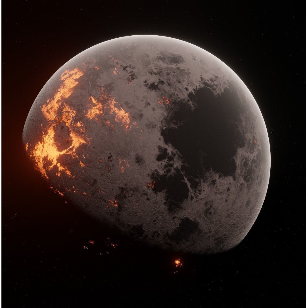 Planets 3D Model – Low Poly Game Ready Asset, FBX and Blender - View 61