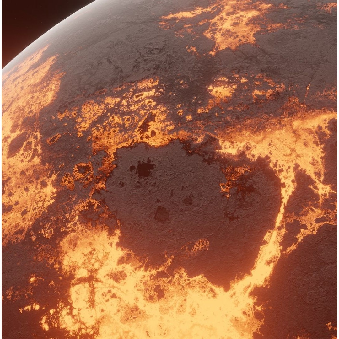 Planets 3D Model – Low Poly Game Ready Asset, FBX and Blender - View 62