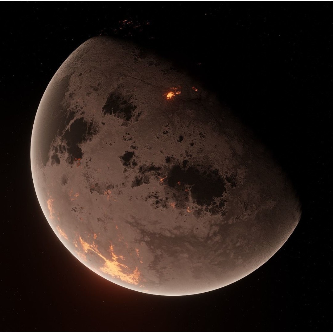 Planets 3D Model – Low Poly Game Ready Asset, FBX and Blender - View 65
