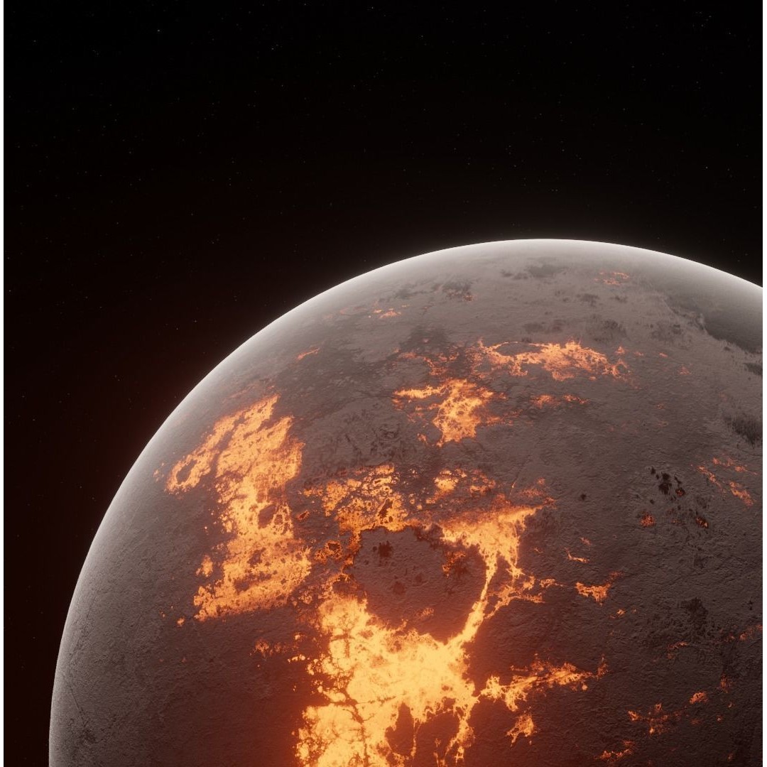 Planets 3D Model – Low Poly Game Ready Asset, FBX and Blender - View 69
