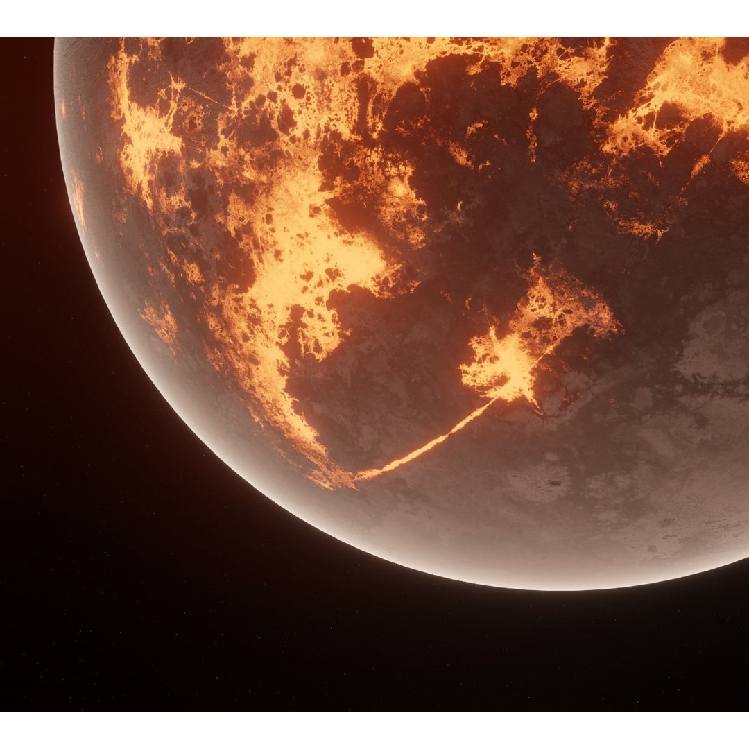 Planets 3D Model – Low Poly Game Ready Asset, FBX and Blender - View 72