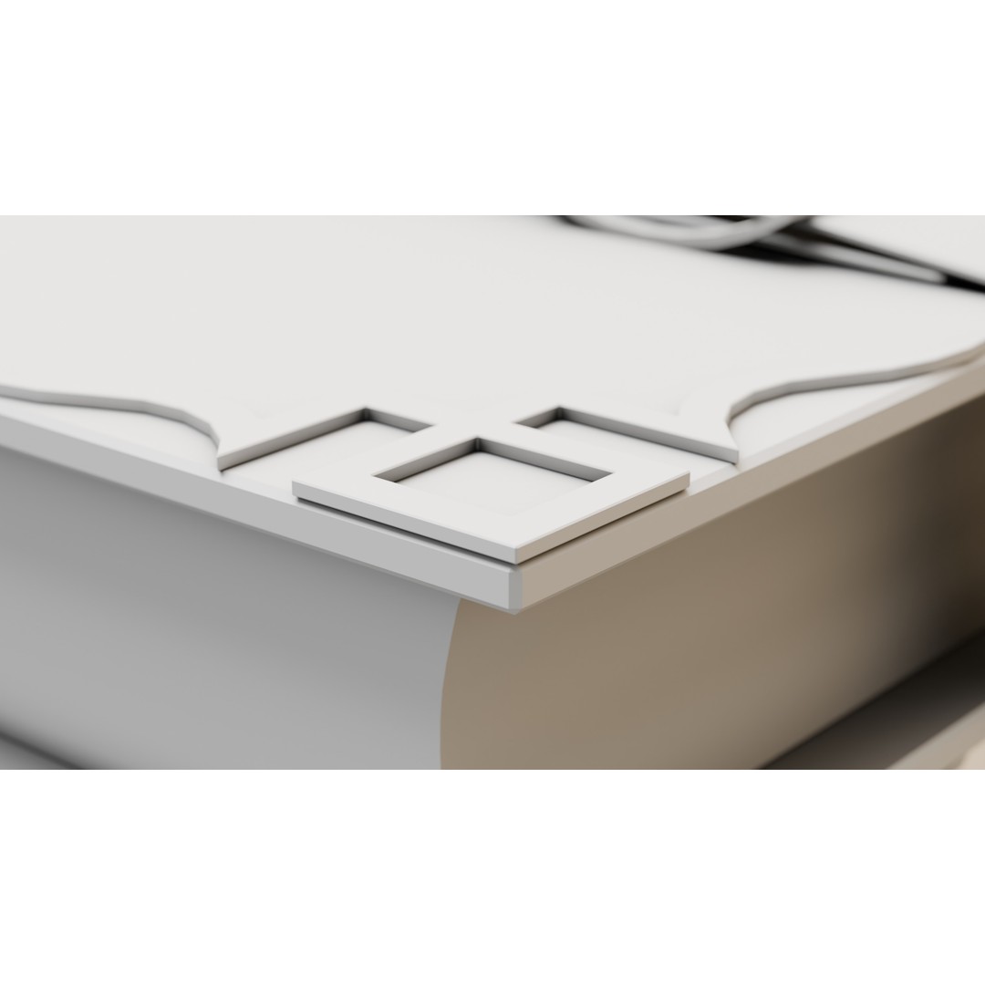 Vintage Wood and Leather Book 3D Model – Low Poly Game Asset, FBX - View 13