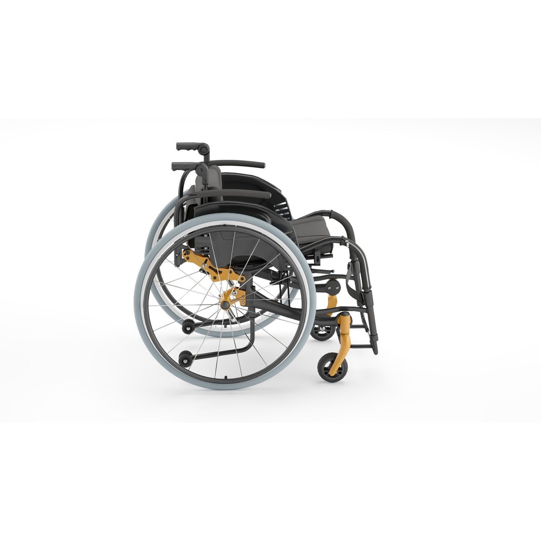 Medical Wheelchair 3D Model – PBR Textured Asset, FBX - View 11