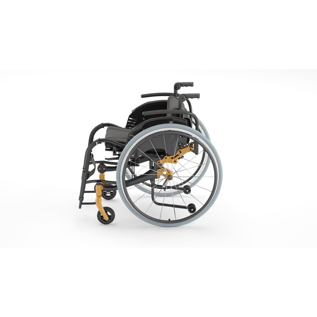 Medical Wheelchair 3D Model – PBR Textured Asset, FBX - View 6