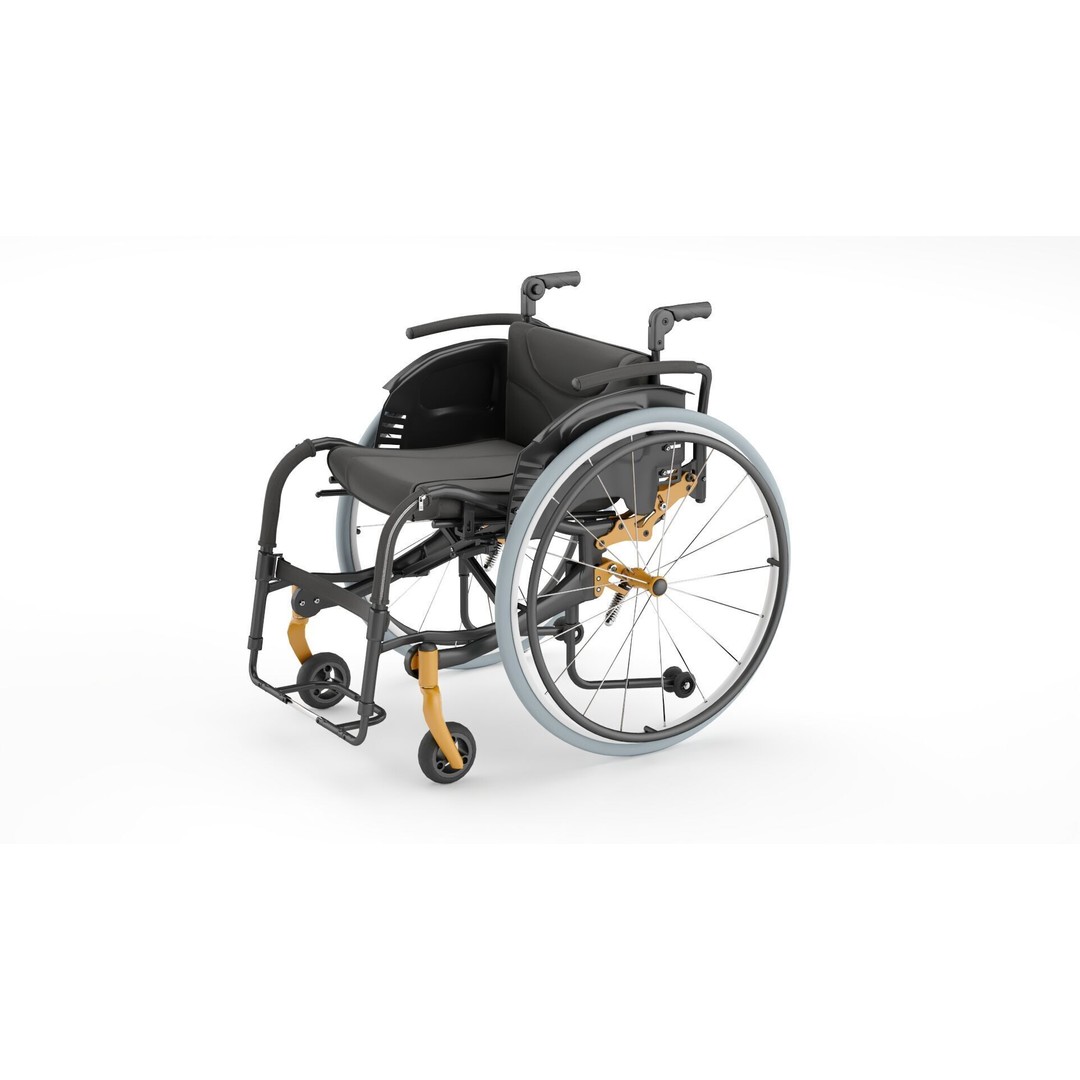 Medical Wheelchair 3D Model – PBR Textured Asset, FBX - View 7