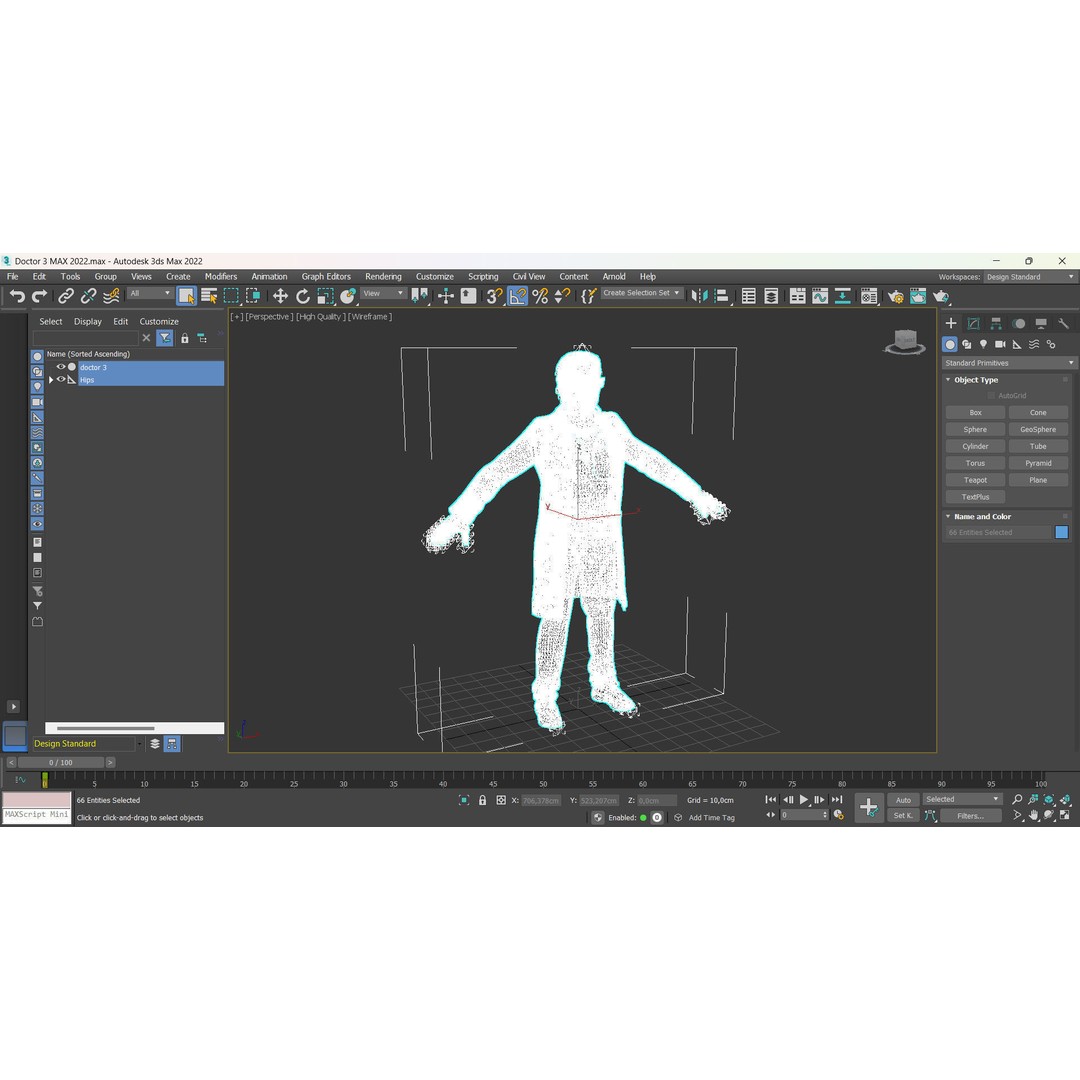 Doctor 3D Model – Low Poly Rigged Character for Games, FBX - View 18