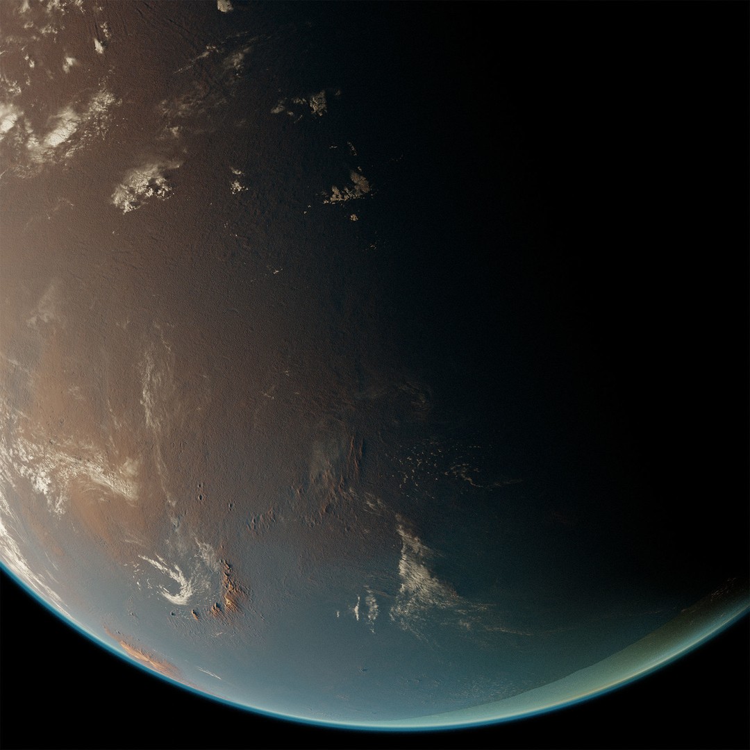 Planet 3D Model – Ultra-Realistic Celestial Body, Blender Format - View 10