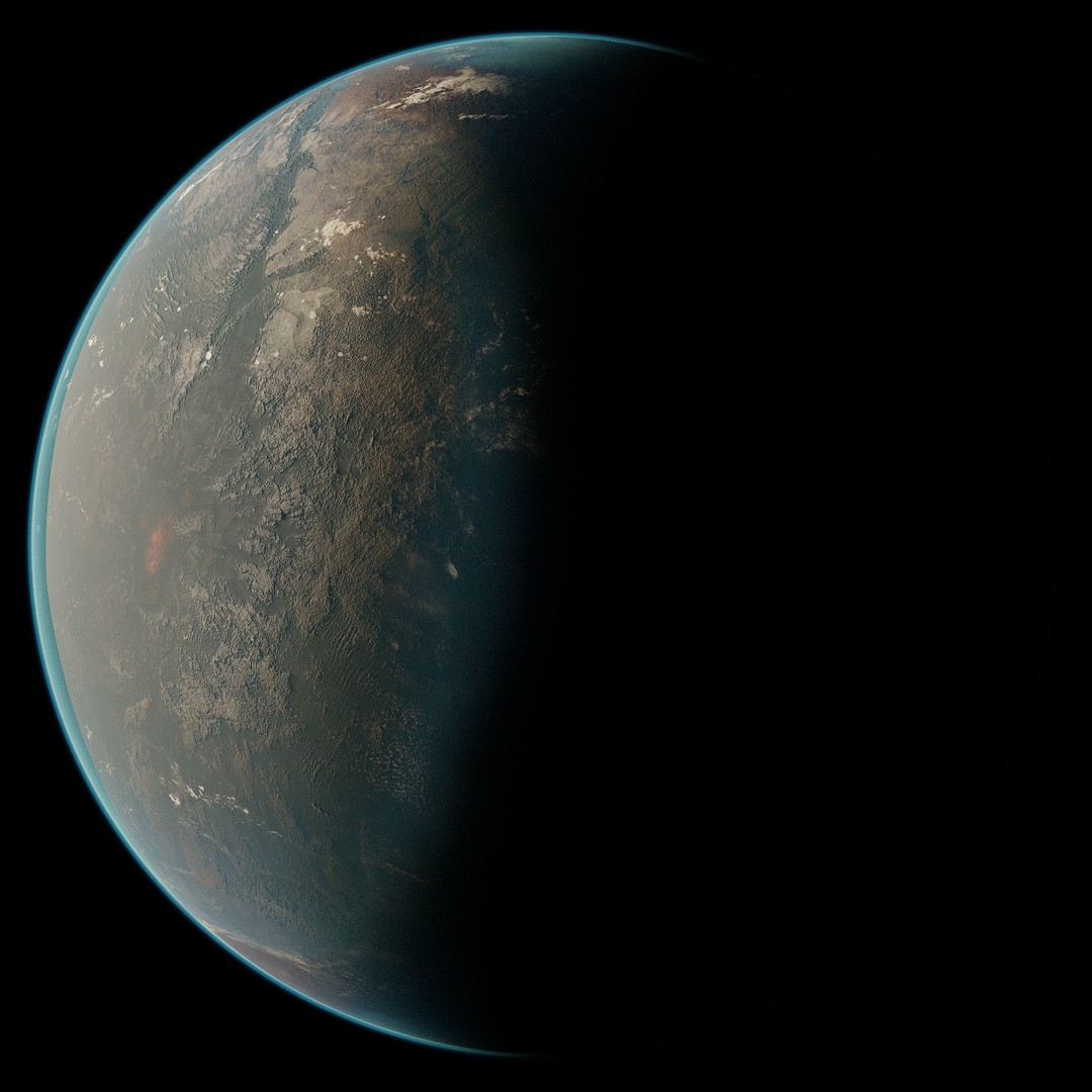 Planet 3D Model – Ultra-Realistic Celestial Body, Blender Format - View 3