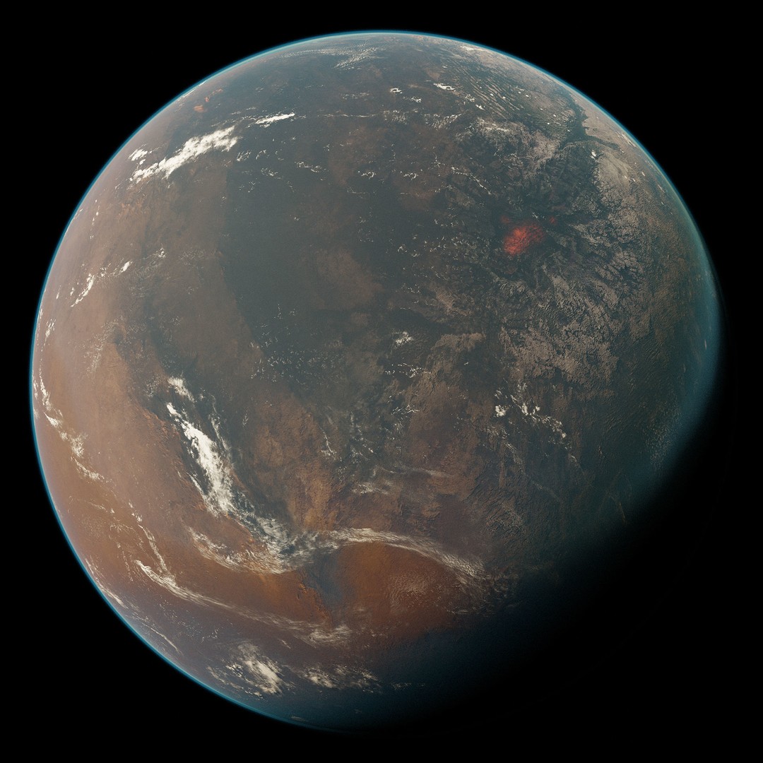 Planet 3D Model – Ultra-Realistic Celestial Body, Blender Format - View 4