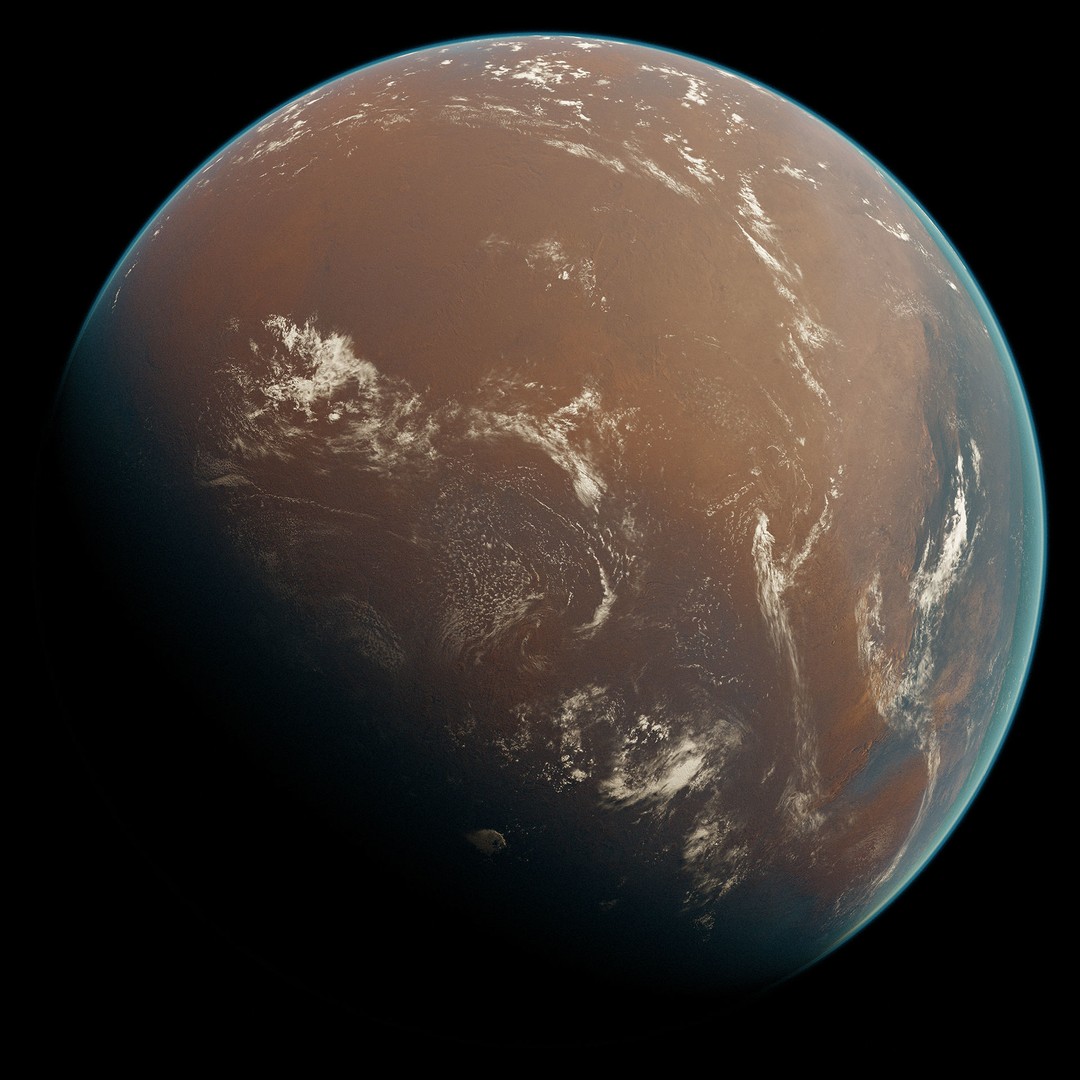 Planet 3D Model – Ultra-Realistic Celestial Body, Blender Format - View 5