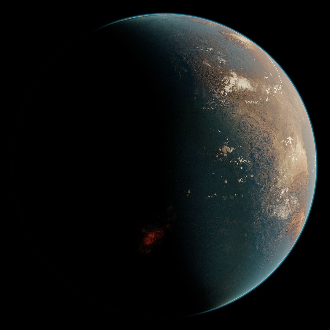 Planet 3D Model – Ultra-Realistic Celestial Body, Blender Format - View 6