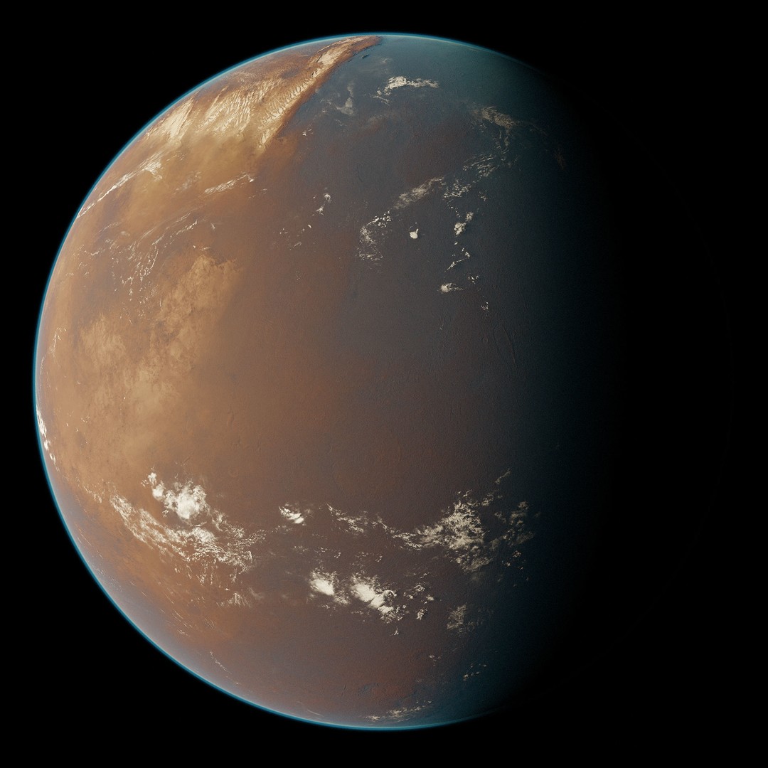 Planet 3D Model – Ultra-Realistic Celestial Body, Blender Format - View 8