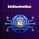 Artificial Intelligence 3D Icon Pack – Unique Icons for Apps & Web Design - View 130