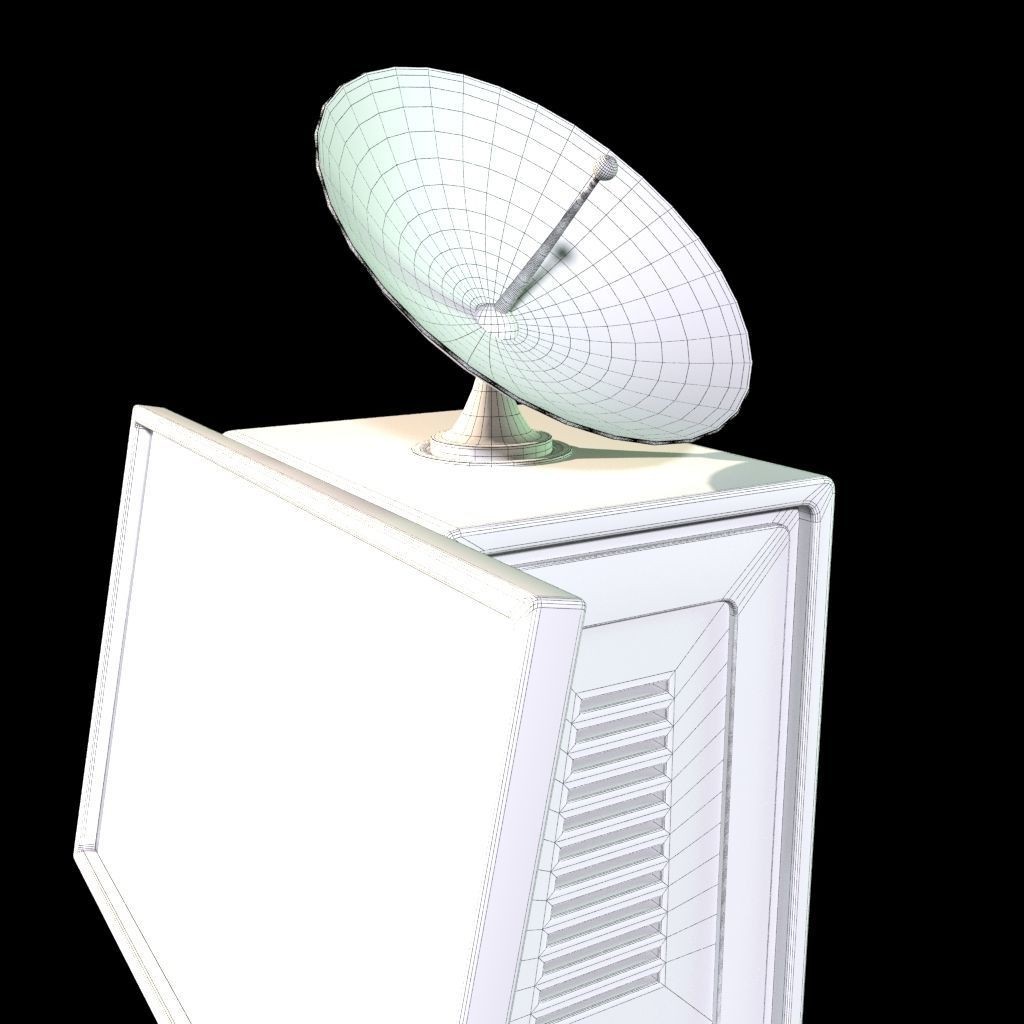 Sci-Fi Command Computer 3D Model – Low Poly PBR Game Asset, FBX - View 14