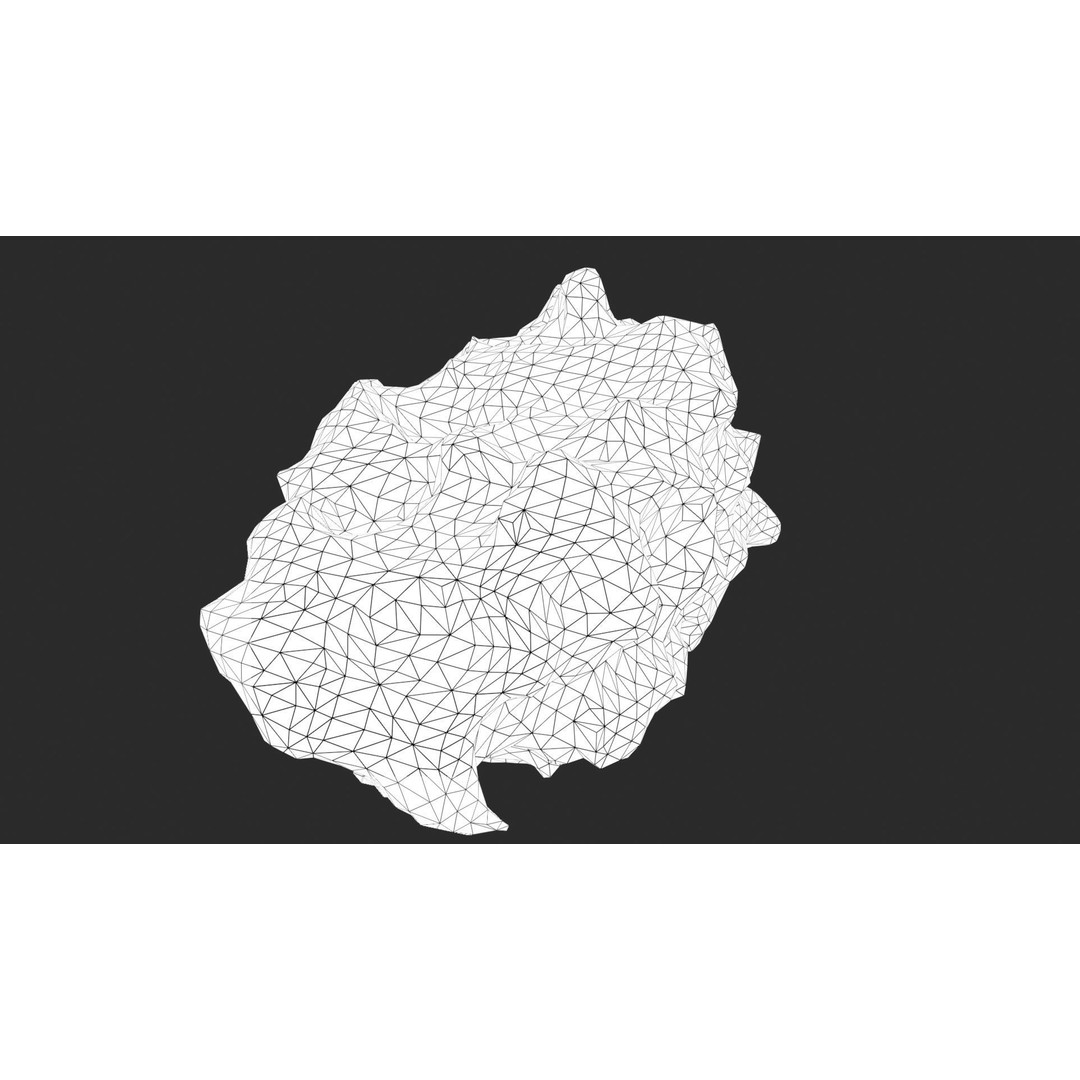 Asteroids 3D Model – Low Poly Bundle with PBR Textures, FBX, OBJ