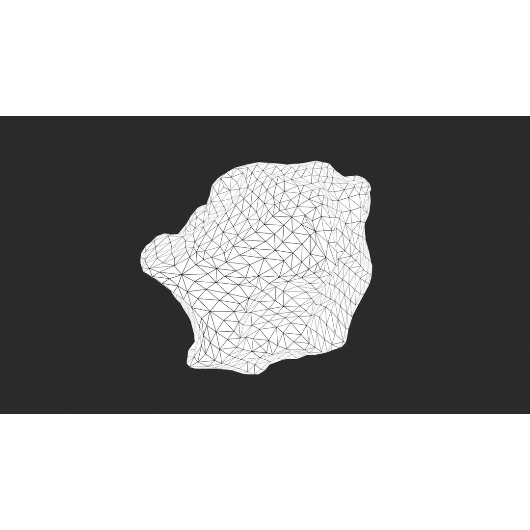 Asteroids 3D Model – Low Poly Bundle with PBR Textures, FBX, OBJ - View 13