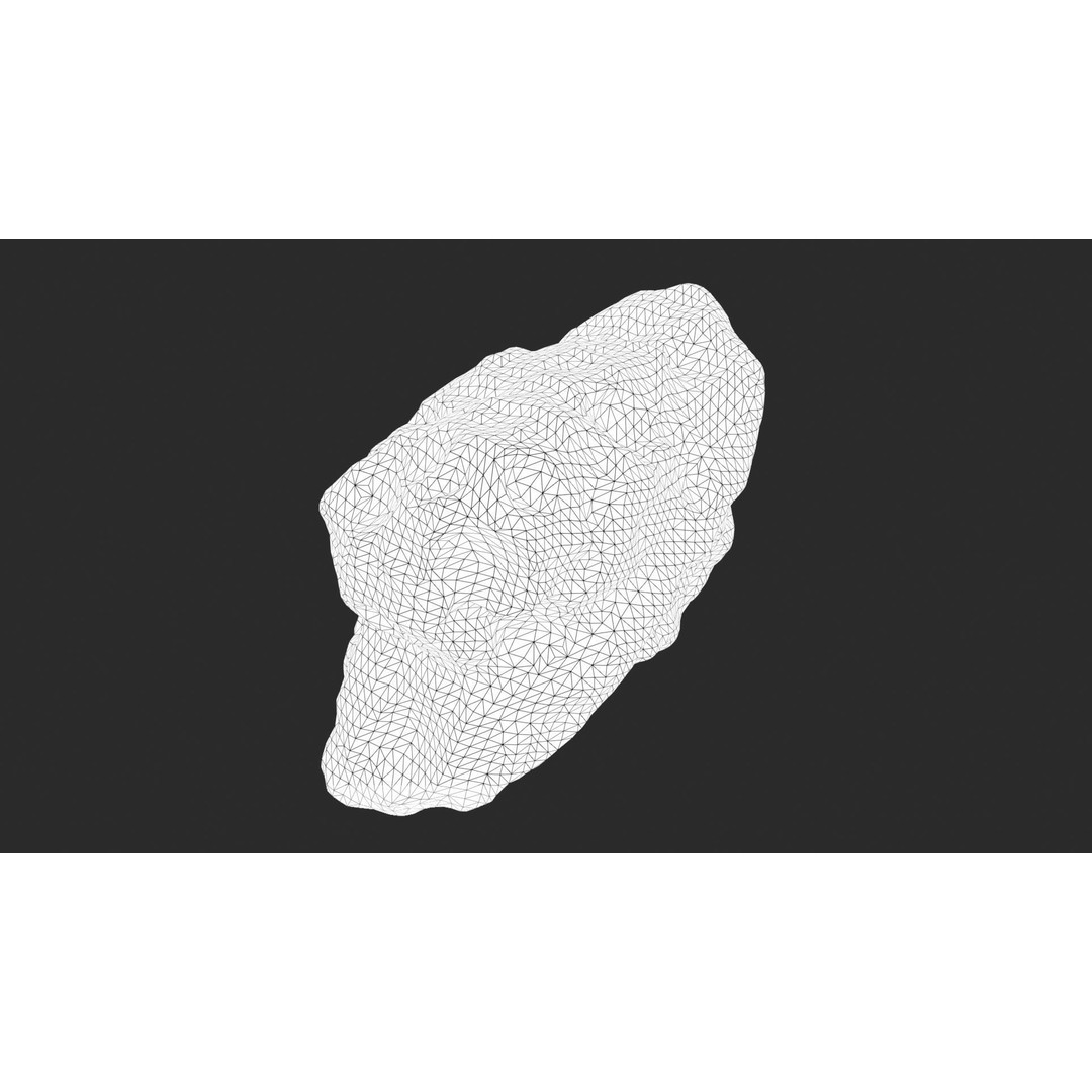 Asteroids 3D Model – Low Poly Bundle with PBR Textures, FBX, OBJ - View 23