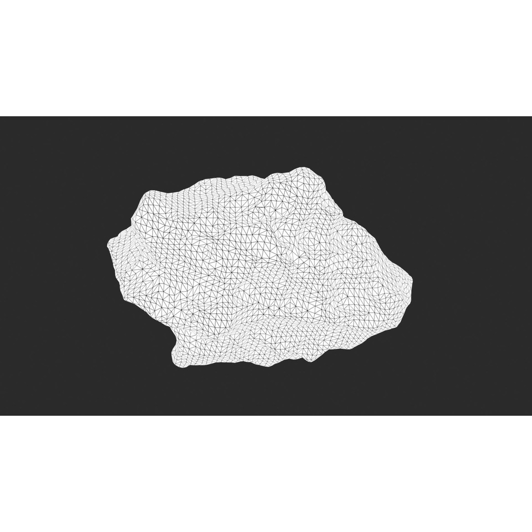 Asteroids 3D Model – Low Poly Bundle with PBR Textures, FBX, OBJ - View 42
