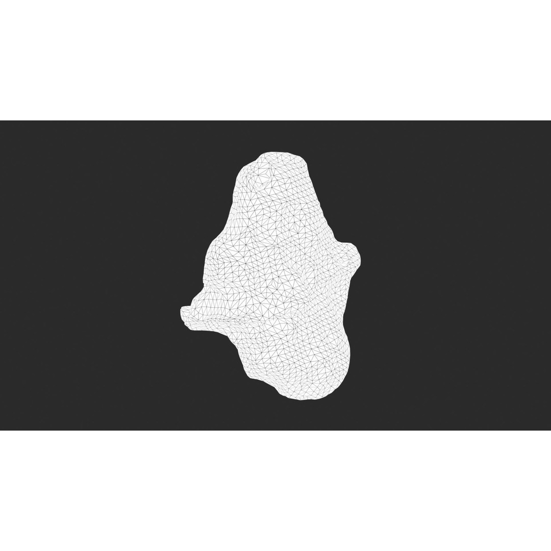 Asteroids 3D Model – Low Poly Bundle with PBR Textures, FBX, OBJ - View 47