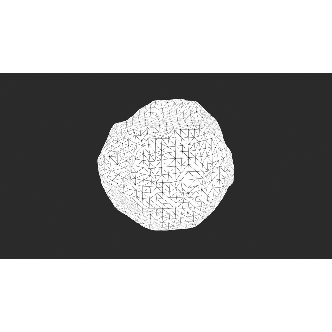 Asteroids 3D Model – Low Poly Bundle with PBR Textures, FBX, OBJ - View 8