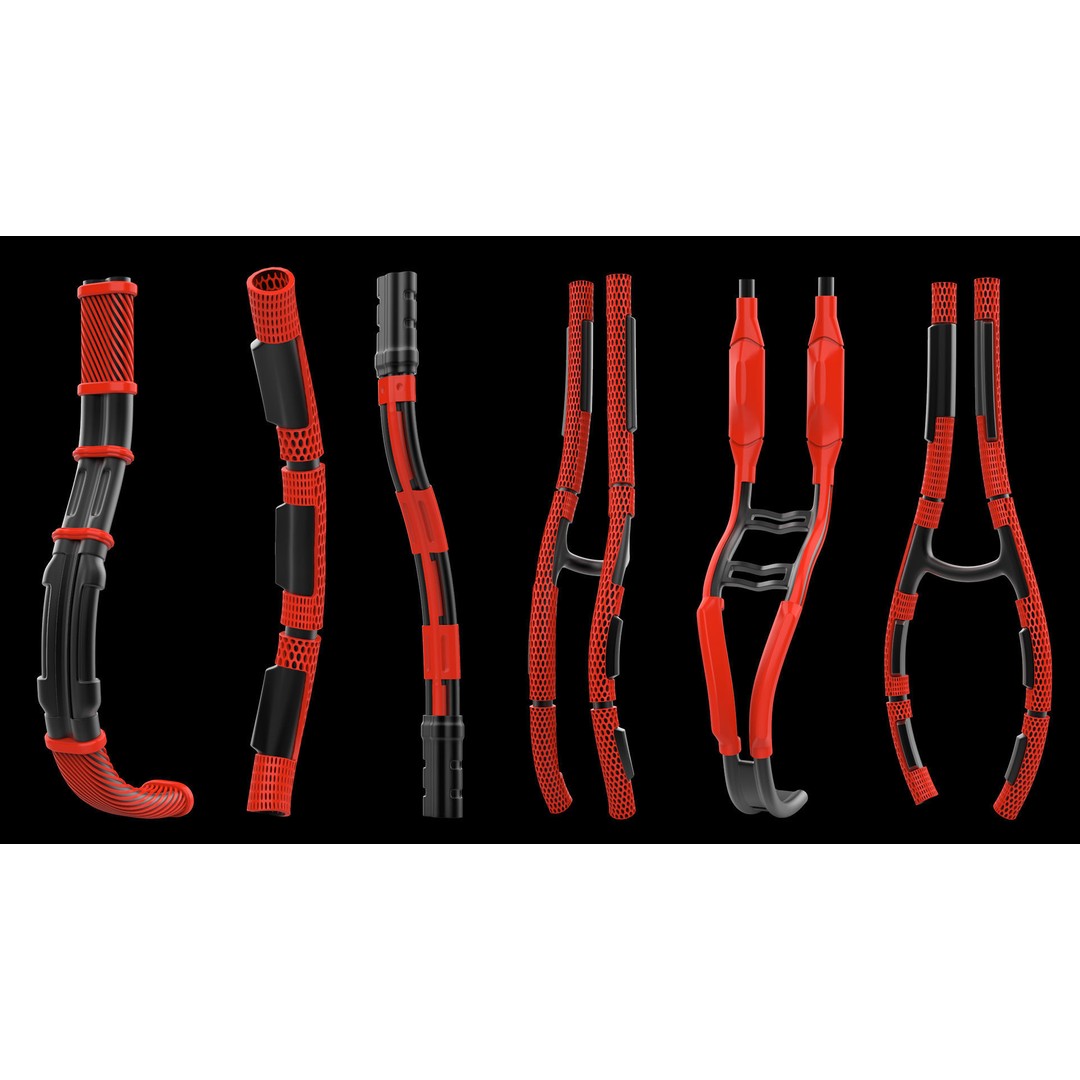 Cables and Wires 3D Model – PBR Game-Ready Asset, FBX - View 5