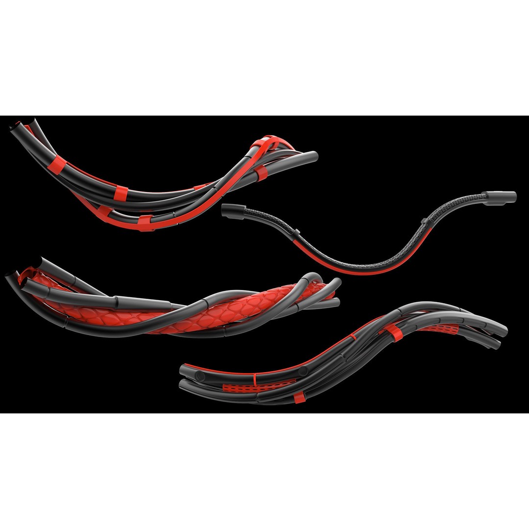 Cables and Wires 3D Model – PBR Game-Ready Asset, FBX - View 6